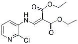 DIETHYL 2-([(2-CHLORO-3-PYRIDYL)AMINO]METHYLIDENE)MALONATE 结构式