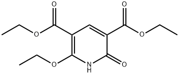 DIETHYL 6-ETHOXY-2-OXO-1,2-DIHYDRO-3,5-PYRIDINEDICARBOXYLATE 结构式