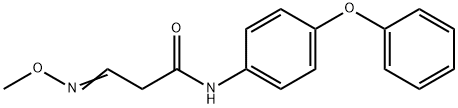 3-(METHOXYIMINO)-N-(4-PHENOXYPHENYL)PROPANAMIDE 结构式