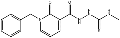 2-[(1-BENZYL-2-OXO-1,2-DIHYDRO-3-PYRIDINYL)CARBONYL]-N-METHYL-1-HYDRAZINECARBOTHIOAMIDE