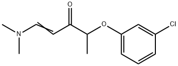 4-(3-CHLOROPHENOXY)-1-(DIMETHYLAMINO)-1-PENTEN-3-ONE 结构式