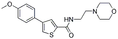 4-(4-METHOXYETHYL)-N-(2-MORPHOLINOETHYL)THIOPHENE-2-CARBOXAMIDE 结构式