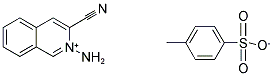 2-AMINO-3-CYANOISOQUINOLINIUM 4-METHYLBENZENE-1-SULFONATE 结构式