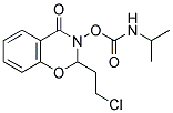 2-(2-CHLOROETHYL)-4-OXO-3,4-DIHYDRO-2H-1,3-BENZOXAZIN-3-YL N-ISOPROPYLCARBAMATE 结构式