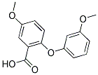 5-METHOXY-2-(3-METHOXYPHENOXY)BENZOIC ACID 结构式