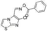 5-([(Benzoyloxy)imino]methyl)-6-chloroimidazo[2,1-b][1,3]thiazole 结构式