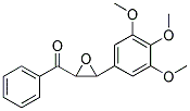 PHENYL[3-(3,4,5-TRIMETHOXYPHENYL)OXIRAN-2-YL]METHANONE 结构式