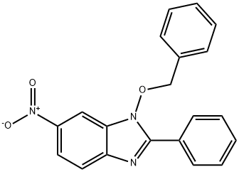 1-(苄氧基)-6-硝基-2-苯基-1H-苯并[D]咪唑 结构式
