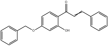 1-[4-(BENZYLOXY)-2-HYDROXYPHENYL]-3-PHENYLPROP-2-EN-1-ONE 结构式