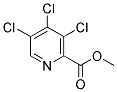 METHYL 3,4,5-TRICHLOROPYRIDINE-2-CARBOXYLATE 结构式