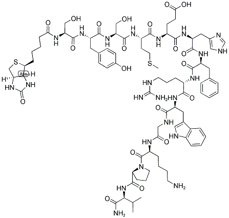 BIOTINYL-Α-MSH 结构式