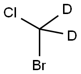 BROMOCHLOROMETHANE-D2 结构式