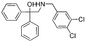2-[(3,4-DICHLOROBENZYL)AMINO]-1,1-DIPHENYL-1-ETHANOL 结构式