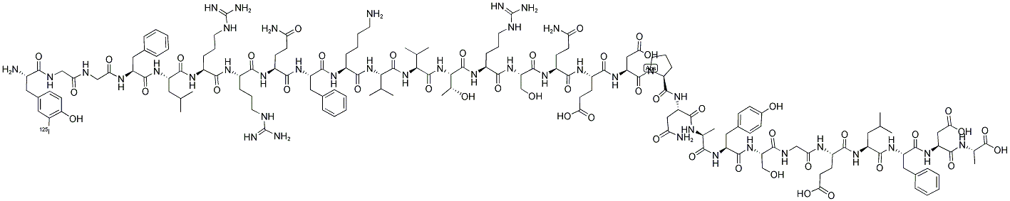 ([125I]-TYR)-LEUMORPHIN (HUMAN) 结构式