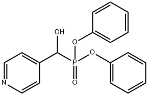 DIPHENYL HYDROXY(4-PYRIDINYL)METHYLPHOSPHONATE 结构式