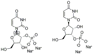 尿苷-2'(3')单磷酸二钠盐 结构式
