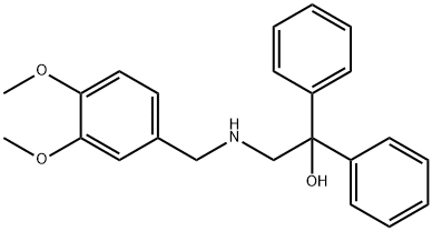 2-[(3,4-Dimethoxybenzyl)amino]-1,1-diphenyl-1-ethanol 结构式
