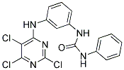 N-PHENYL-N'-(3-[(2,5,6-TRICHLOROPYRIMIDIN-4-YL)AMINO]PHENYL)UREA 结构式