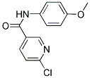 6-CHLORO-N-(4-METHOXYPHENYL)NICOTINAMIDE 结构式