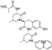 H-ALA-LEU-TYR-LEU-BETA-NA 结构式