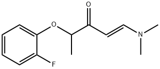 1-(DIMETHYLAMINO)-4-(2-FLUOROPHENOXY)-1-PENTEN-3-ONE 结构式