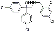 1,1-BIS(4-CHLOROPHENYL)-2-[(2,4-DICHLOROBENZYL)AMINO]-1-ETHANOL 结构式