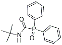 N-(TERT-BUTYL)(OXO)DIPHENYLPHOSPHORANECARBOXAMIDE 结构式