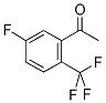 5'-氟-2'-(三氟甲基)苯乙酮 结构式