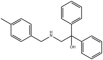 2-[(4-METHYLBENZYL)AMINO]-1,1-DIPHENYL-1-ETHANOL 结构式
