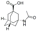 3-乙酰胺金刚烷-1-羧酸 结构式