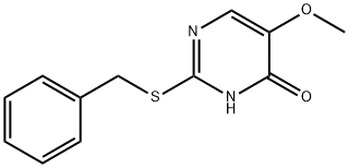 2-(Benzylsulfanyl)-5-methoxy-4-pyrimidinol 结构式