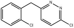 3-CHLORO-6-(2-CHLOROBENZYL)PYRIDAZINE 结构式