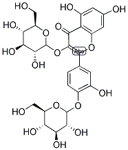 QUERCETIN-3,4'-DI-O-GLUCOSIDE 结构式