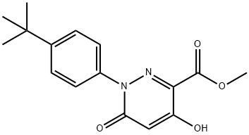 Methyl1-(4-(tert-butyl)phenyl)-4-hydroxy-6-oxo-1,6-dihydropyridazine-3-carboxylate