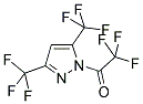 1-TRIFLUOROACETYL-3,5-BIS(TRIFLUOROMETHYL)PYRAZOLE 结构式