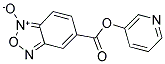 5-[(3-PYRIDYLOXY)CARBONYL]-2,1,3-BENZOXADIAZOL-1-IUM-1-OLATE 结构式