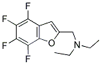 N1-Ethyl-N1-[(4,5,6,7-tetrafluorobenzo[b]furan-2-yl)methyl]ethan-1-amine 结构式
