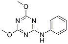 4,6-DIMETHOXY-2-(N-PHENYLAMINO)TRIAZINE 结构式