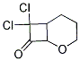 5,5-DICHLOROPERHYDROCYCLOBUTA[B]PYRAN-6-ONE 结构式