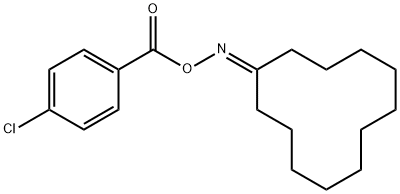 1-([(4-CHLOROBENZOYL)OXY]IMINO)CYCLODODECANE 结构式