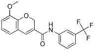 8-METHOXY-N-[3-(TRIFLUOROMETHYL)PHENYL]-2H-CHROMENE-3-CARBOXAMIDE 结构式