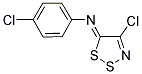 4-CHLORO-N-(4-CHLORO-5H-1,2,3-DITHIAZOL-5-YLIDEN)ANILINE 结构式