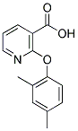 2-(2,4-DIMETHYLPHENOXY)PYRIDINE-3-CARBOXYLIC ACID 结构式