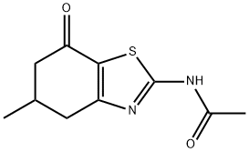 N-(5-METHYL-7-OXO-4,5,6-TRIHYDROBENZOTHIAZOL-2-YL)ETHANAMIDE 结构式