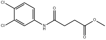 METHYL 4-(3,4-DICHLOROANILINO)-4-OXOBUTANOATE 结构式
