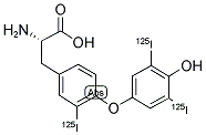 Reverse T3 3,3',5, [125I]- 结构式