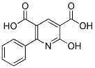 2-Hydroxy-6-phenyl-3,5-pyridinedicarboxylic acid 结构式