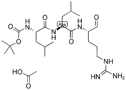 BOC-LEU-LEU-ARG-CHO 结构式