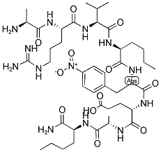 HIV PROTEASE SUBSTRATE V 结构式