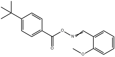 1-[(([4-(TERT-BUTYL)BENZOYL]OXY)IMINO)METHYL]-2-METHOXYBENZENE 结构式